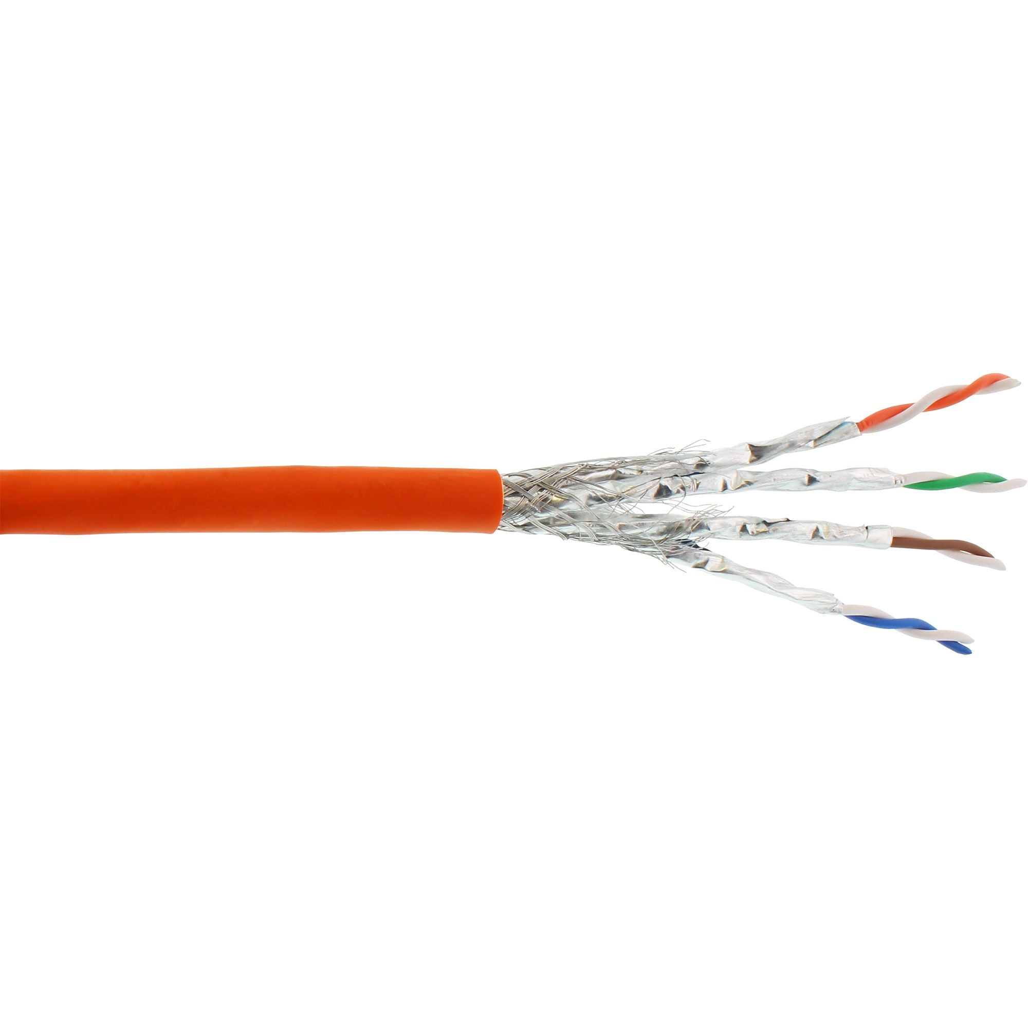 100m Verlegekabel Cat.7a S/FTP (PiMF) 4x2x0,58 AWG23 1200MHz LSZH