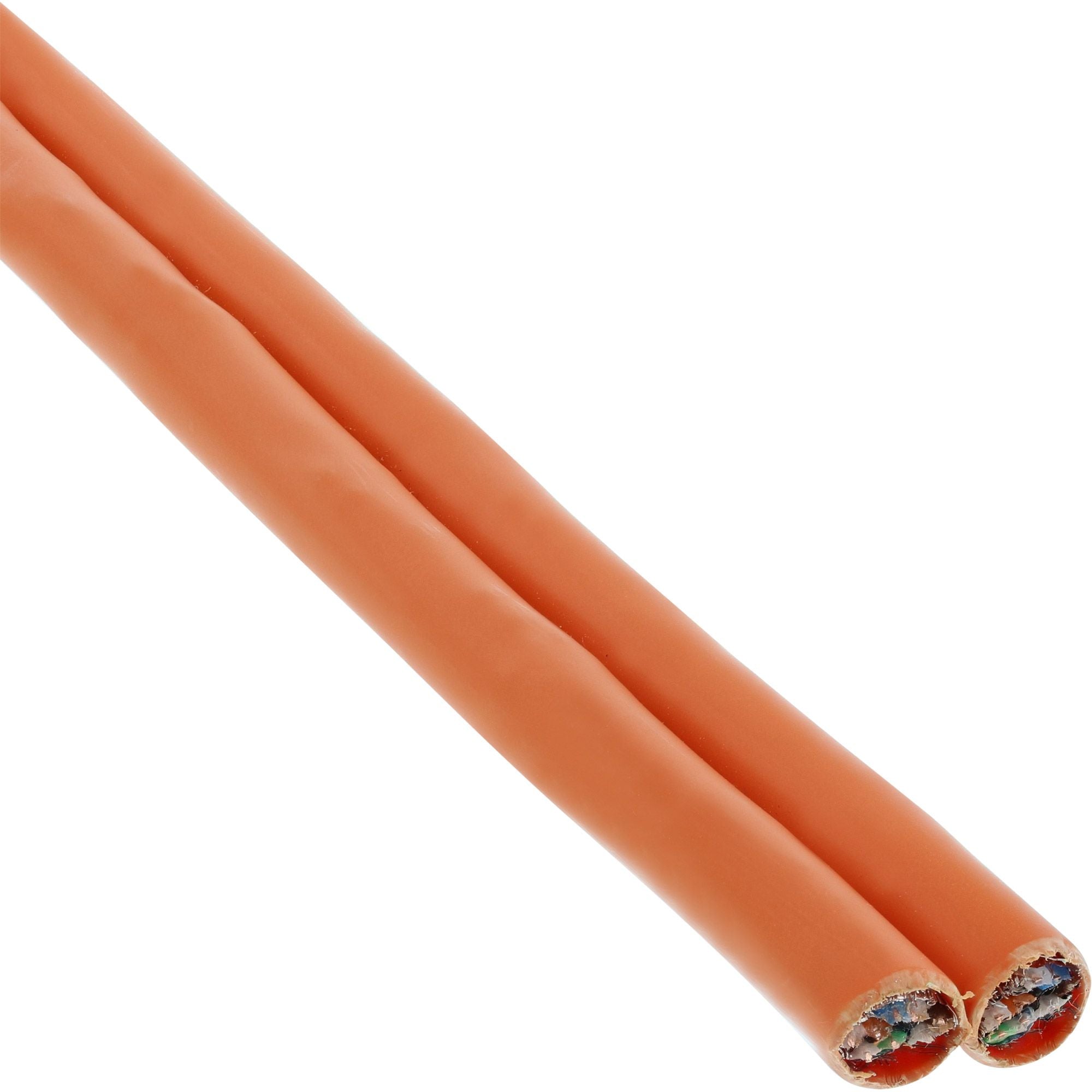 100m Duplex Verlegekabel Cat.7a S/FTP (PiMF) 2x 4x2x0,58 AWG23 1200MHz LSOH