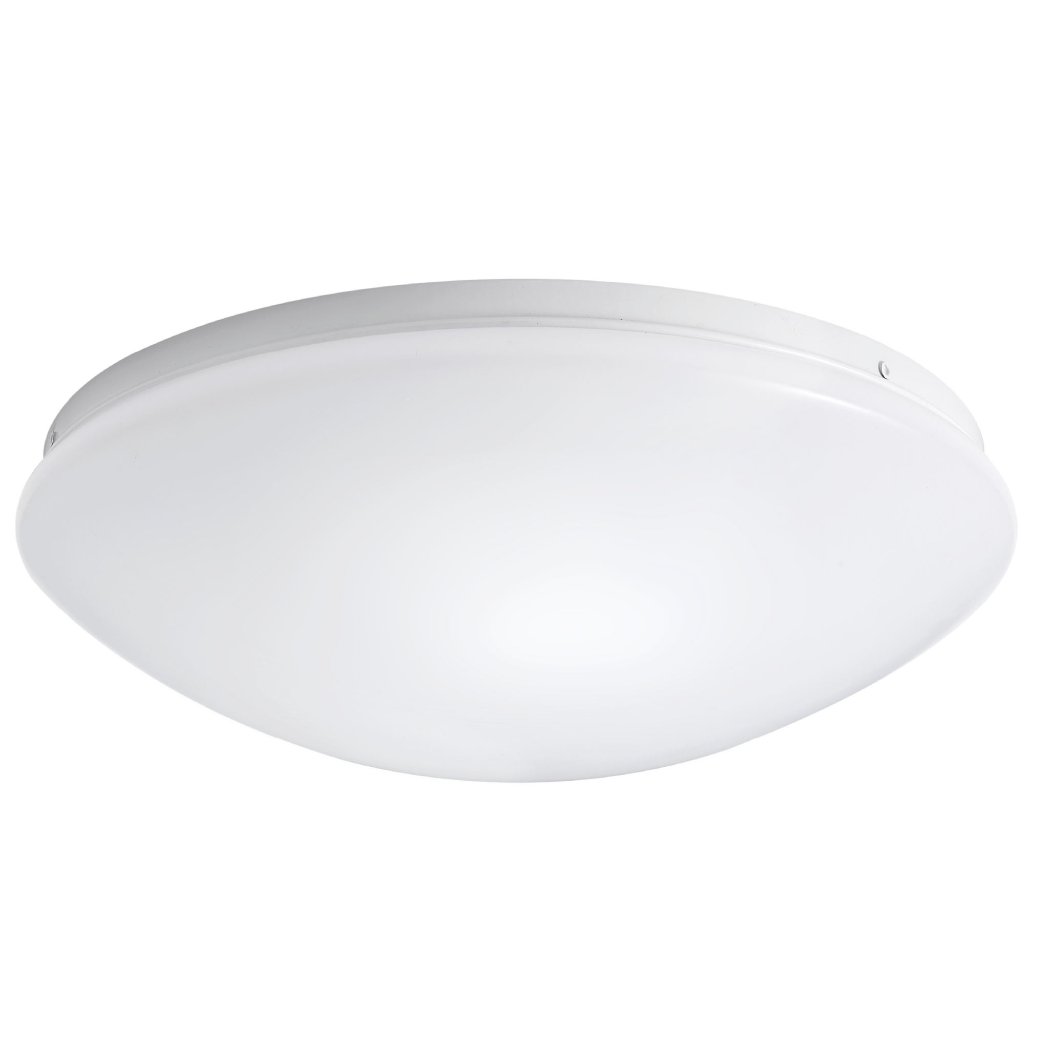 McShine Deckenleuchte | STAR | Ø37,5cm 3-flammig Sockel für E27 Leuchtmittel | runde Deckenlampe LED geeignet, weiß für Wohnzimmer, Flur, Arbeitszimmer, Büro