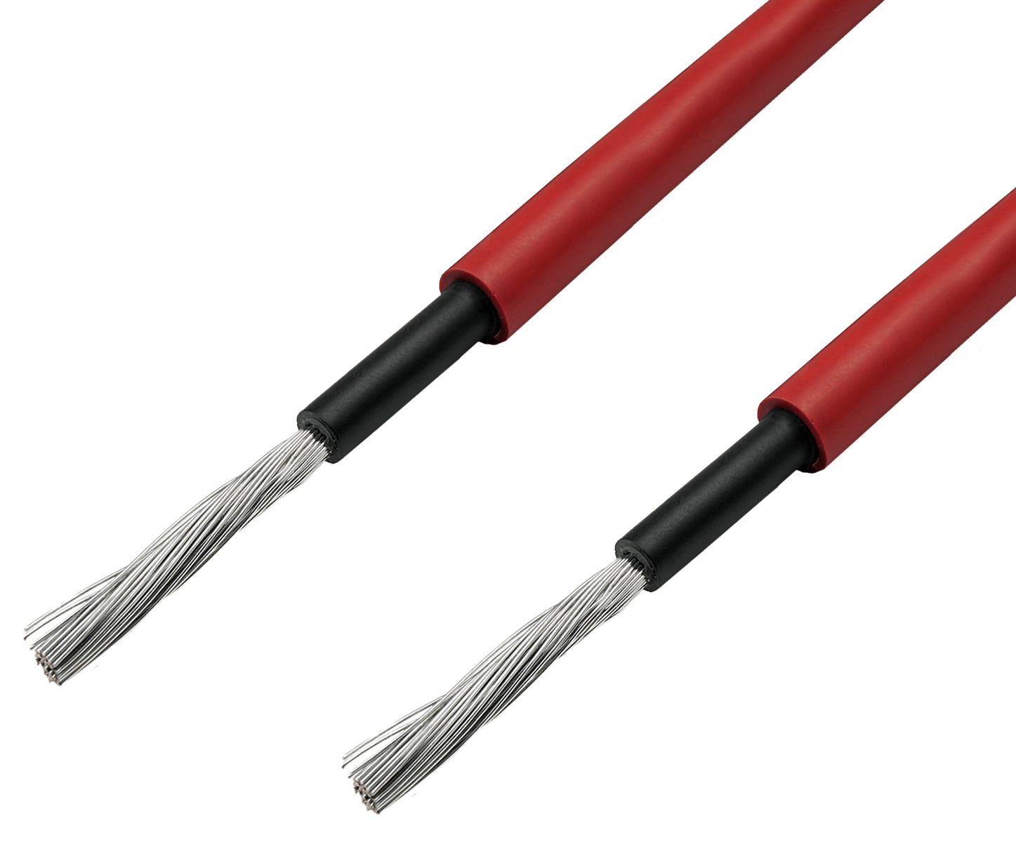 Solarkabel 6mm² H1Z2Z2-K Rot - 25m - UV-beständig, flexibel, Photovoltaik Kabel, PV Kabel, Solar Anschlusskabel für Solarpanel, Wechselrichter & Laderegler - langlebig