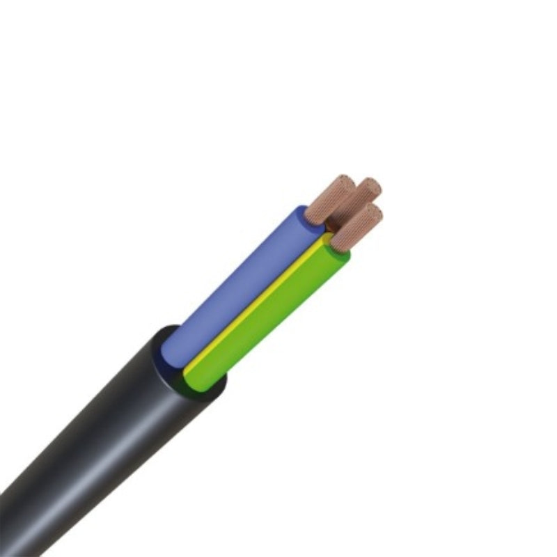100m Starkstromkabel H07RN-F 3x2,5mm² | Gummischlauchleitung H07RN-F 3G2,5 RG100m schwarz