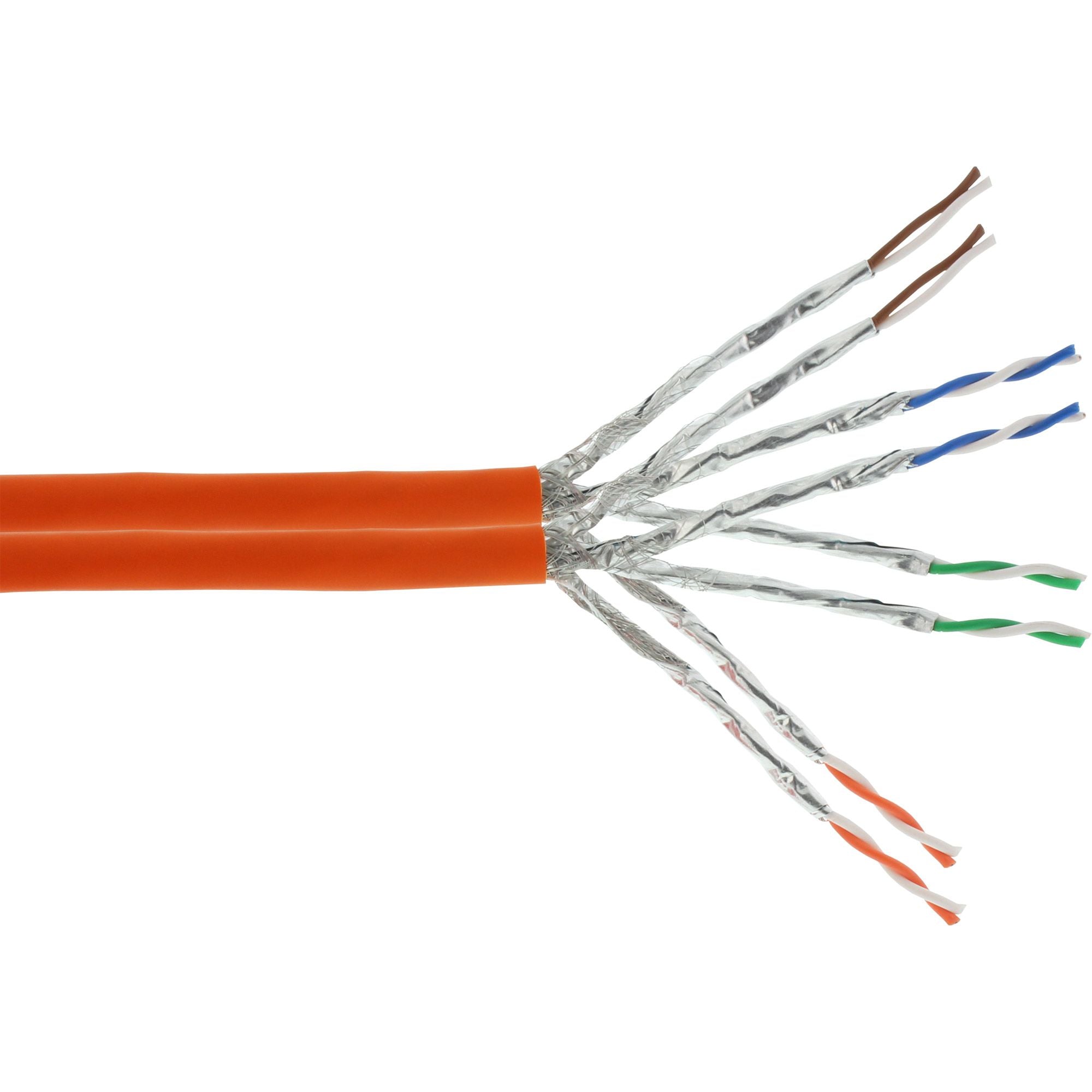 100m Duplex Verlegekabel Cat.7a S/FTP (PiMF) 2x 4x2x0,58 AWG23 1200MHz LSOH