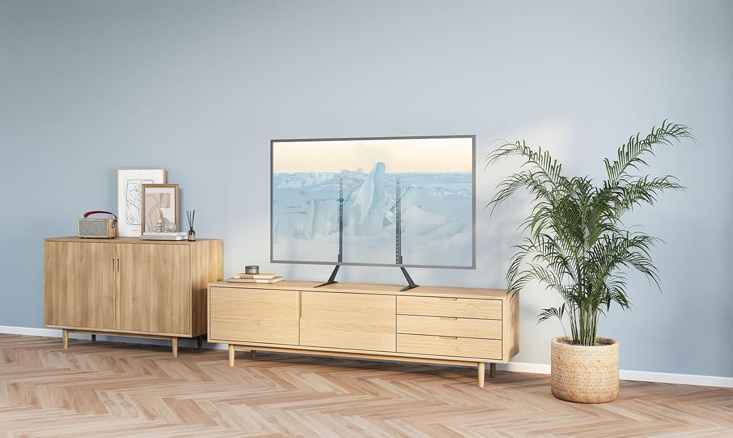 My Wall HP49L TV-Standfuß für 23 – 75 Zoll (58,4-190,5 cm), höhenverstellbar