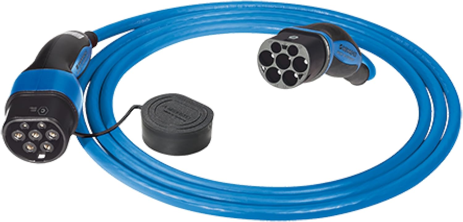 Mennekes 36403 Hybrid- und E-Auto Ladekabel 7,5 m - Mode 3 Typ 2 20A 3PH - Typ 2 Kfz-Zubehör 11 kW Ladeleistung, für HEV, EV
