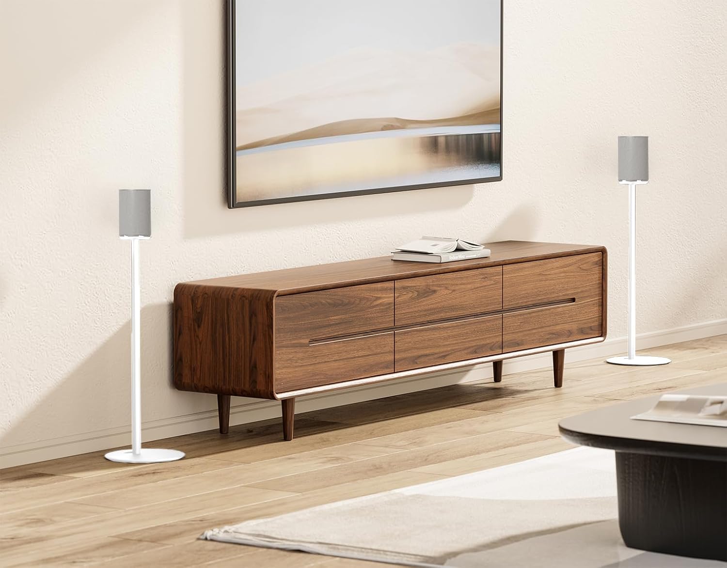 My wall Sonos Era100 & 100 SL Bodenständer – HS42L, 2er Pack, Standfuß, mit Kabelmanagement