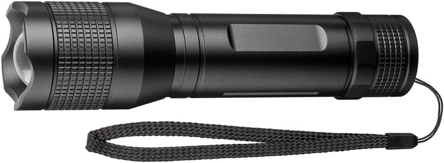 goobay LED Taschenlampe Super Bright 1500 ideal für Arbeit, Freizeit, Sport, Camping, Angeln, Jagd und Pannenhilfe, 1500 Lumen, Leuchtweite bis 300m