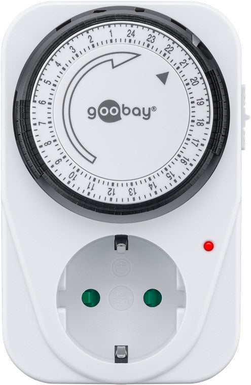 3er-Set Analoge Zeitschaltuhr Steckdose 3500W Mechanische Schaltuhr Zeitschalter für Steckdose Timer Analog 15 Min. Intervall Timer innen Weiß