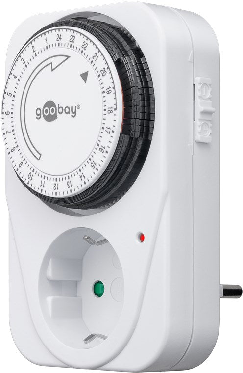 3er-Set Analoge Zeitschaltuhr Steckdose 3500W Mechanische Schaltuhr Zeitschalter für Steckdose Timer Analog 15 Min. Intervall Timer innen Weiß