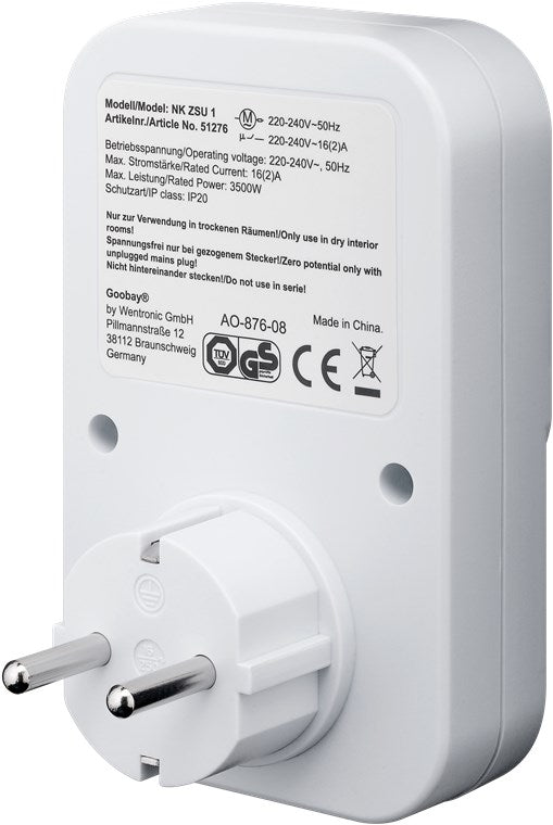 3er-Set Analoge Zeitschaltuhr Steckdose 3500W Mechanische Schaltuhr Zeitschalter für Steckdose Timer Analog 15 Min. Intervall Timer innen Weiß