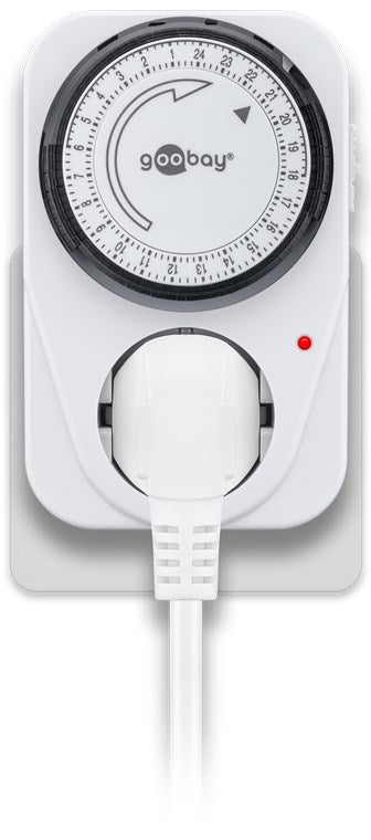 5er-Set Analoge Zeitschaltuhr Steckdose 3500W Mechanische Schaltuhr Zeitschalter für Steckdose Timer Analog 15 Min. Intervall Timer innen Weiß