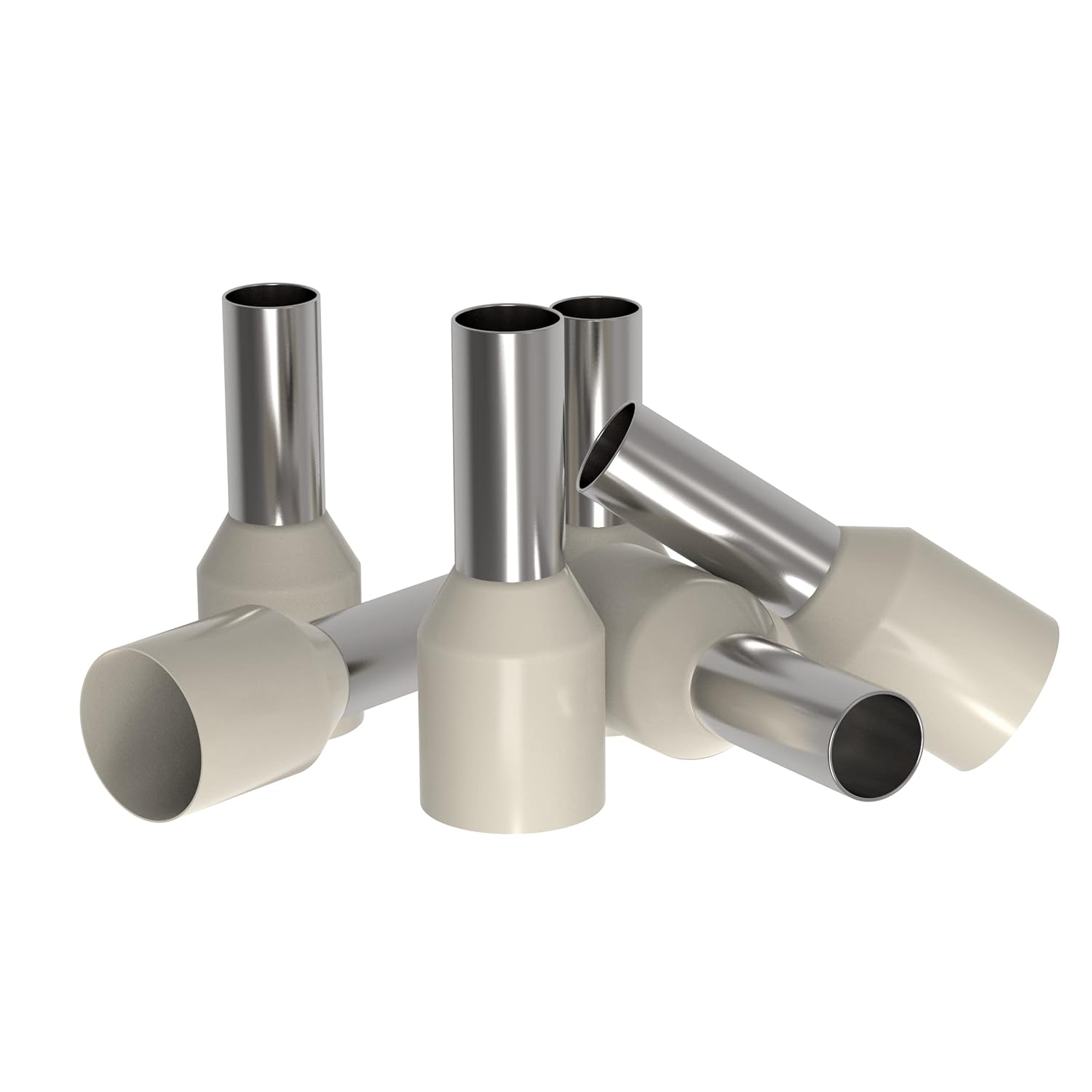 10 Stück Aderendhülsen 10mm² Kabelendhülsen Isolierte Aderhülsen für Drahtverbindung (10mm²x18mm)