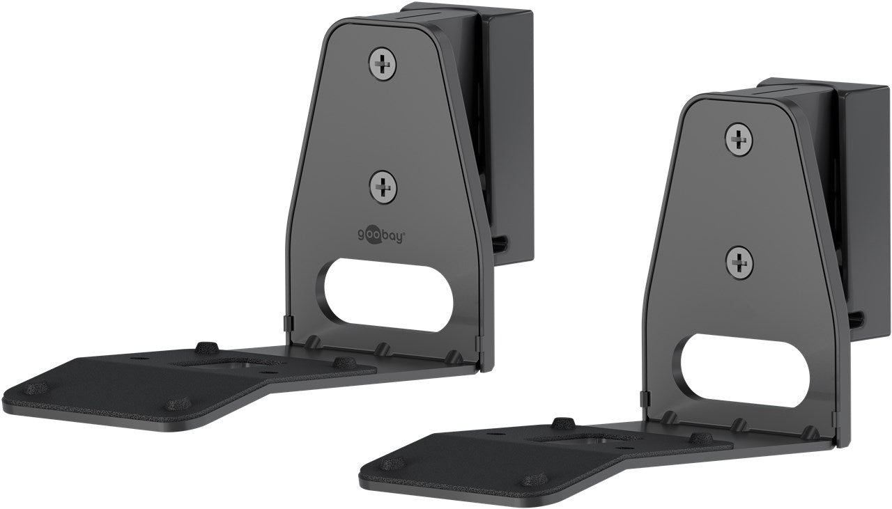 goobay Wandhalterung für Sonos Era 300 / Lautsprecher-Wandhalter bis 5kg / Schwenkbar & Neigbar / schwarz