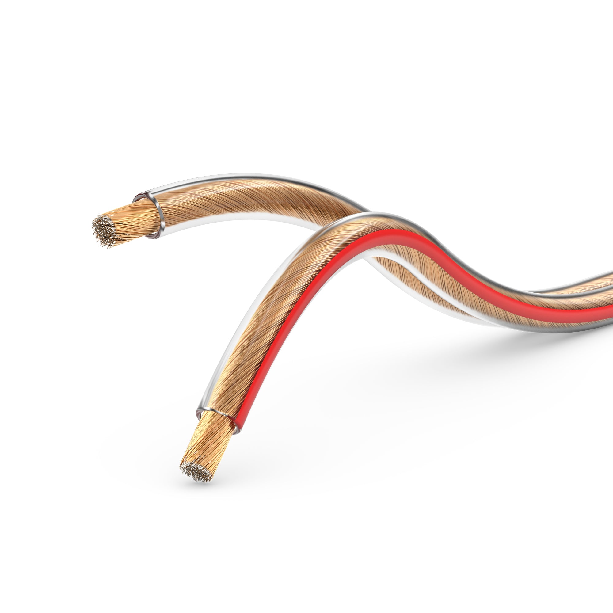 MANAX Lautsprecherkabel Transparent 2x 1,50mm² – 30 Meter Ring | CCA-Kupfer Boxenkabel für klaren Sound bei HiFi, Heimkino und Car-HiFi mit Polaritätskennzeichnung