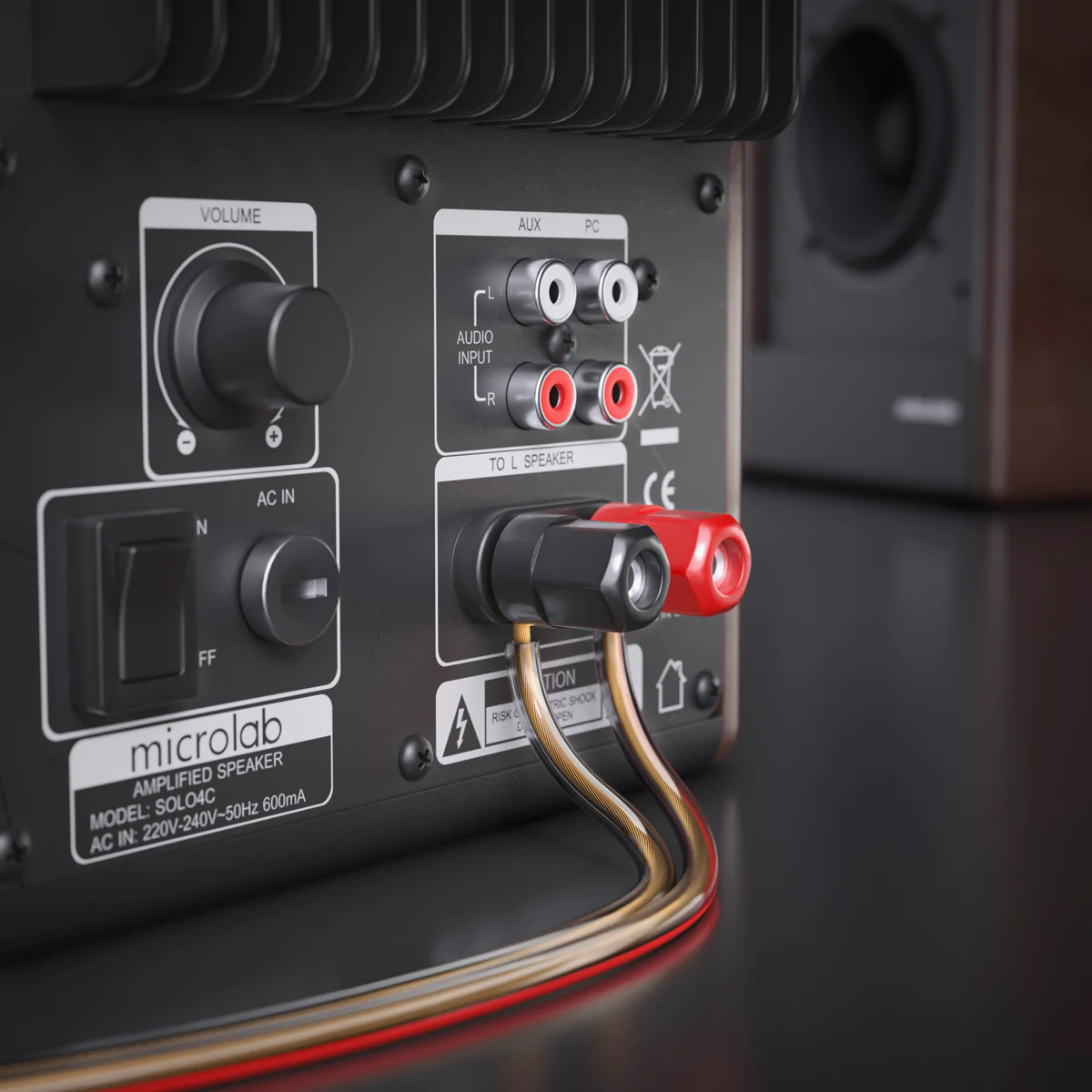 25m 2x1,5mm² Lautsprecherkabel CCA I Boxenkabel isoliert transparent mit Polaritätskennzeichnung I LS-Kabel als Meterware für Stereoanlage etc.