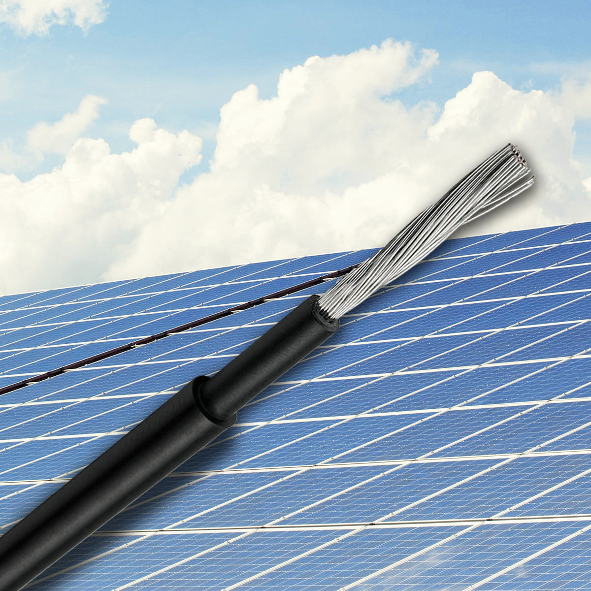 Solarkabel 6mm² H1Z2Z2-K Schwarz - 25m - UV-beständig, flexibel, Photovoltaik Kabel, PV Kabel, Solar Anschlusskabel für Solarpanel, Wechselrichter & Laderegler - langlebig